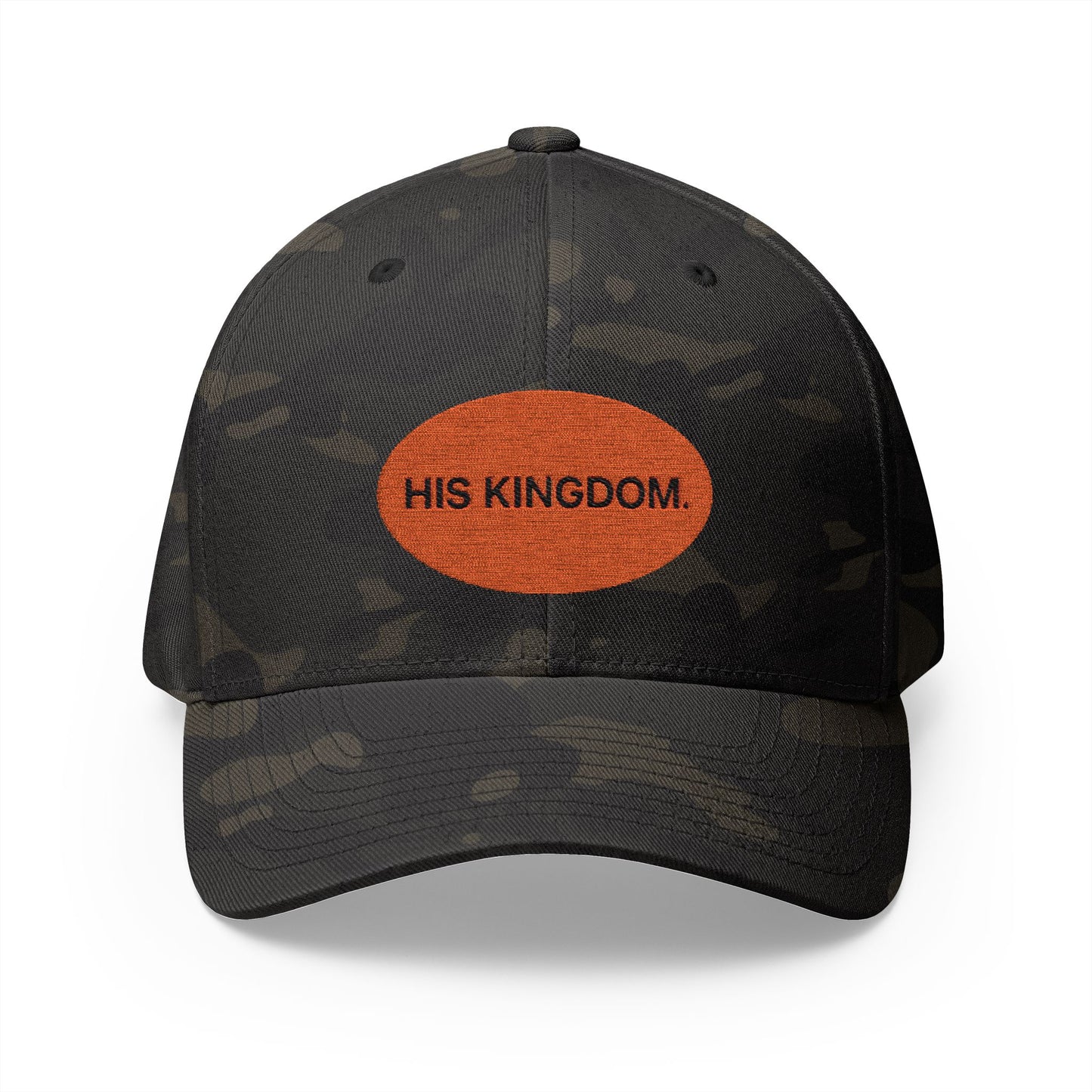 Embroidered Cap - His Kingdom, Adjustable Hat for Men, Casual Wear, Church Events, Gifts, Everyday Style, Faith-Inspired Apparel