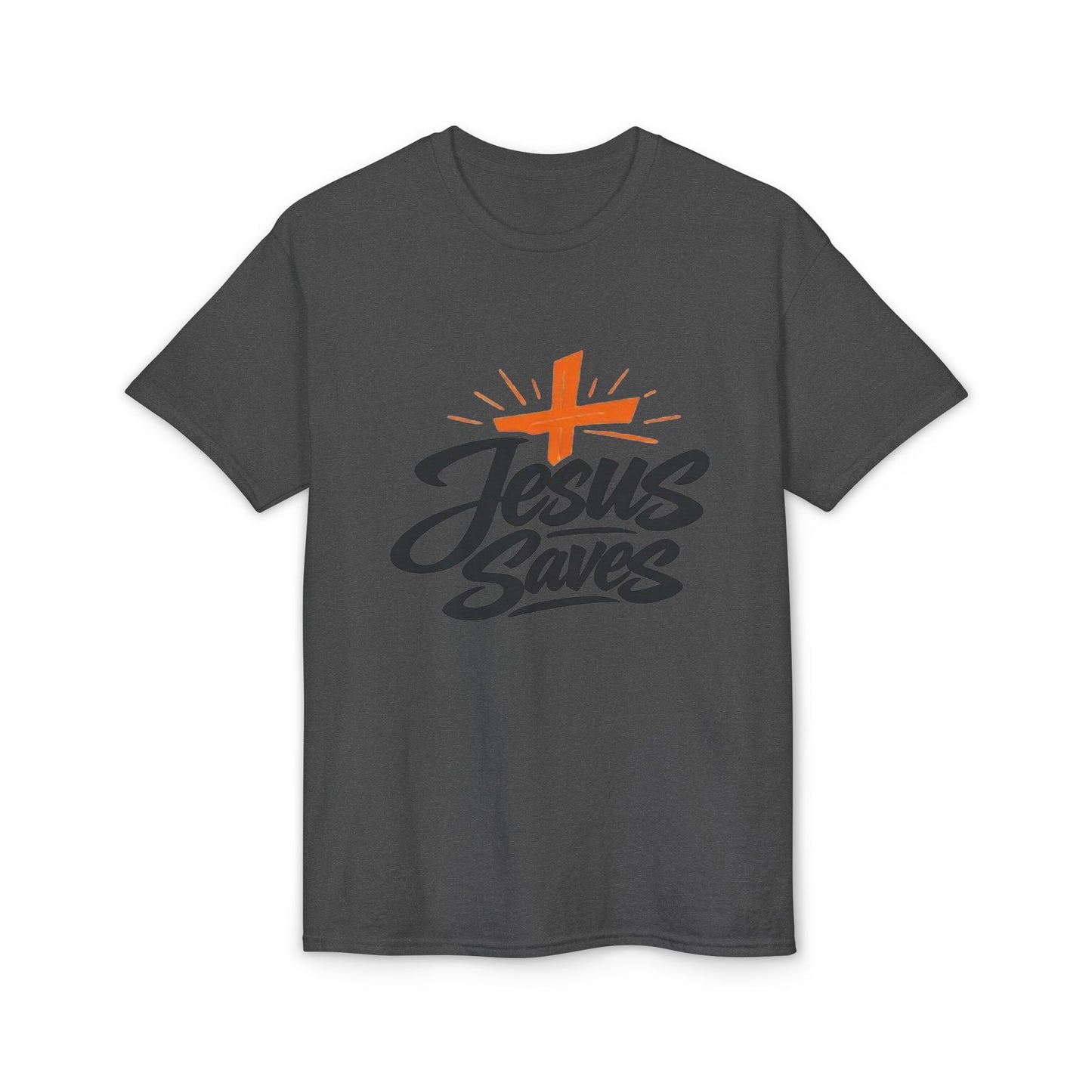 Jesus Saves T-Shirt — Christian Faith Cross Tee for Church & Easter