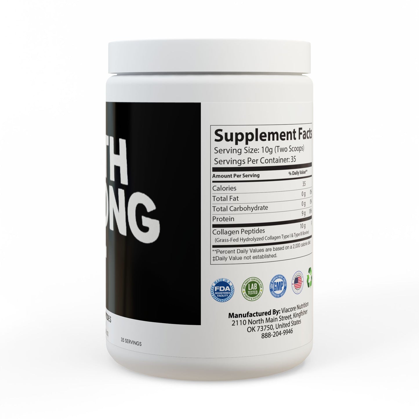 Collagen Peptides Type I & III Supplement (350g, 12.3oz)