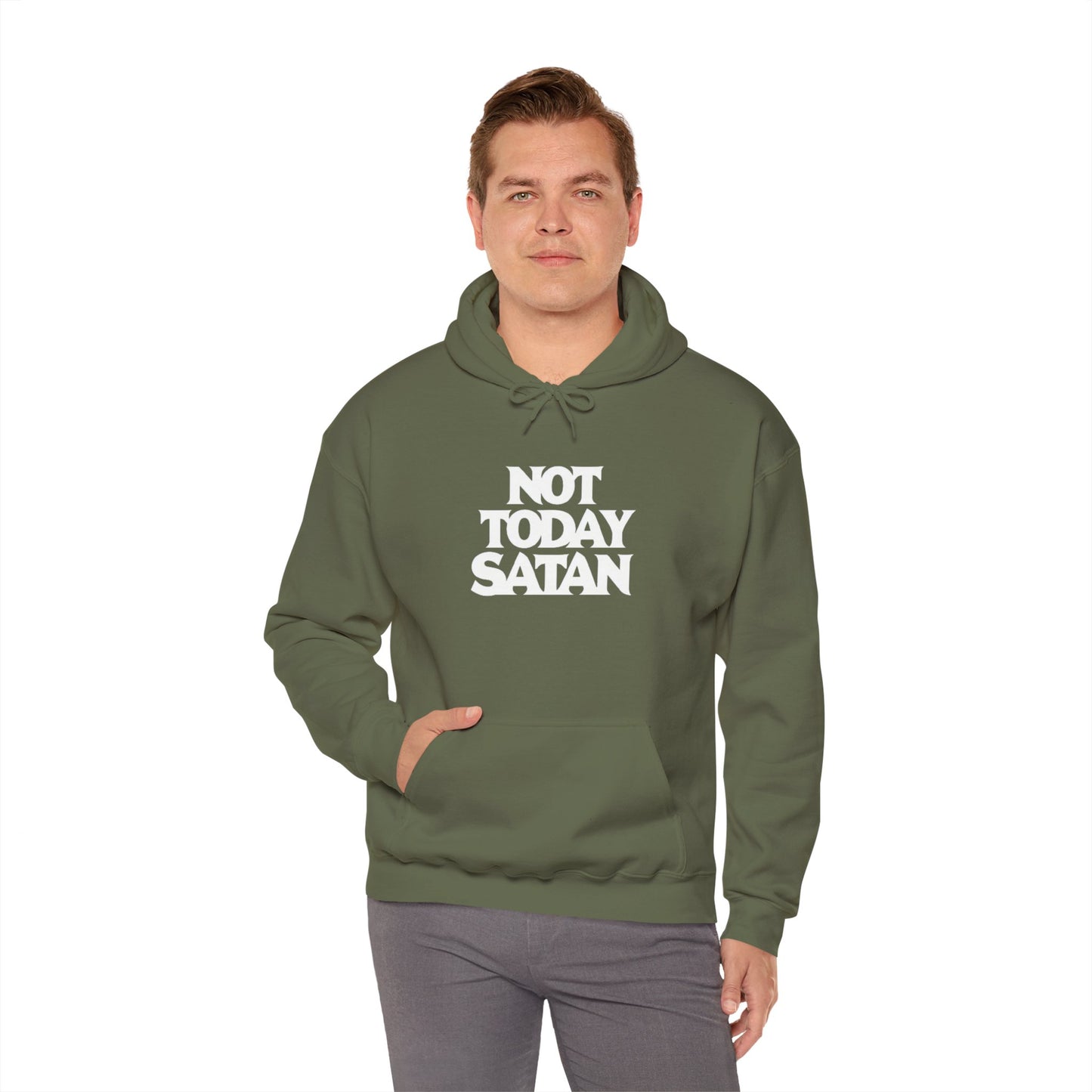 Not Today Satan Hoodie