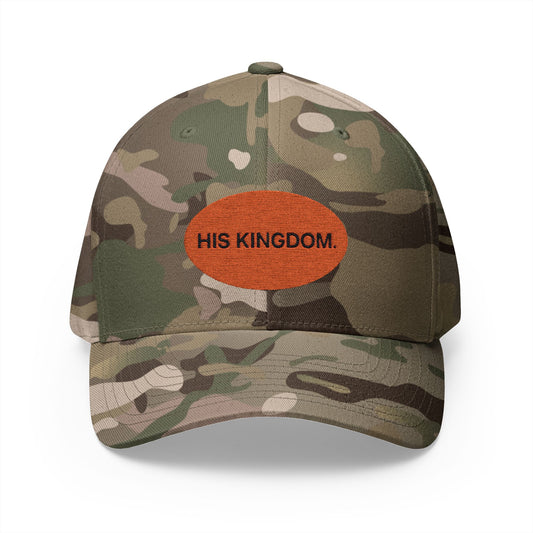 Embroidered Cap - His Kingdom, Adjustable Hat for Men, Casual Wear, Church Events, Gifts, Everyday Style, Faith-Inspired Apparel