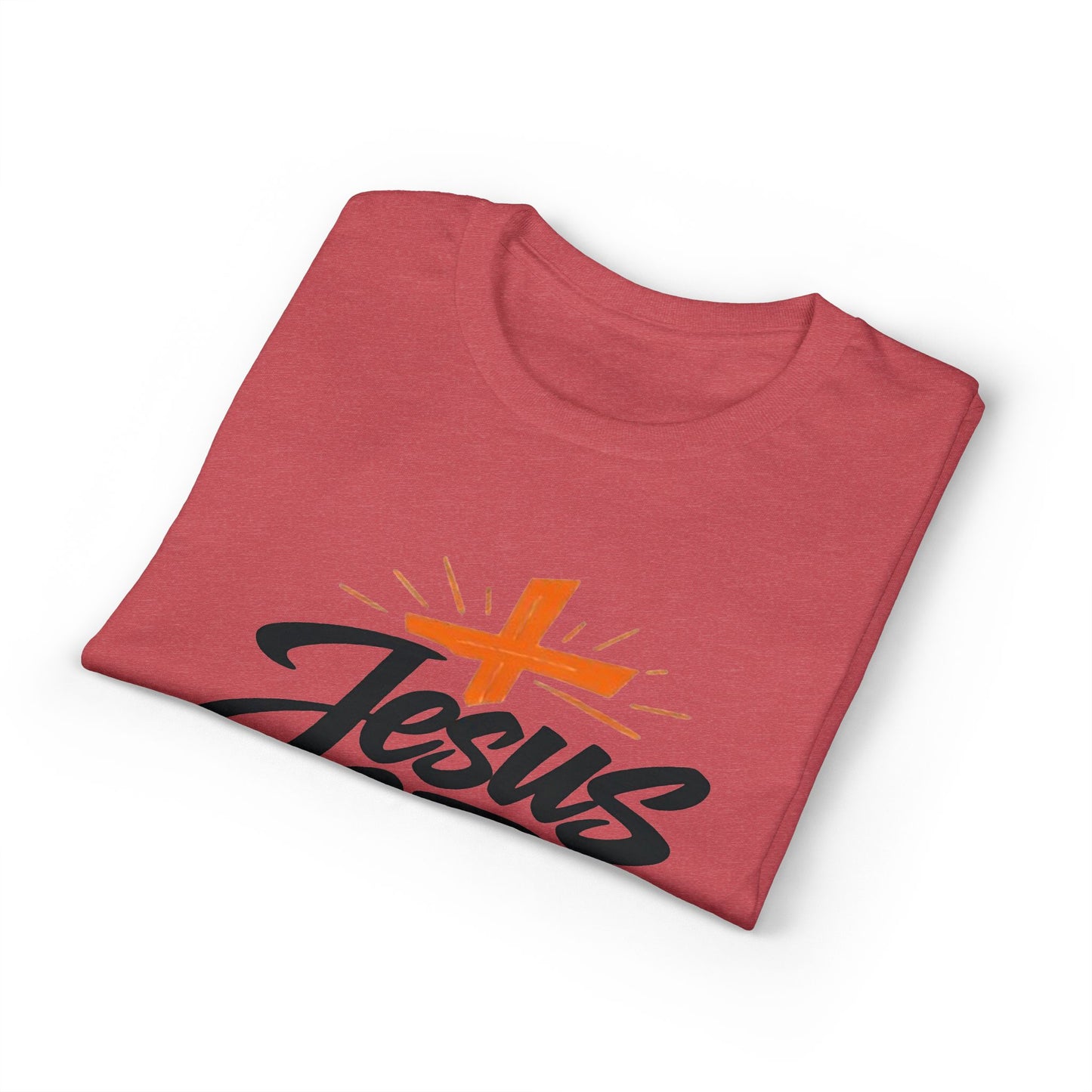 Jesus Saves T-Shirt — Christian Faith Cross Tee for Church & Easter