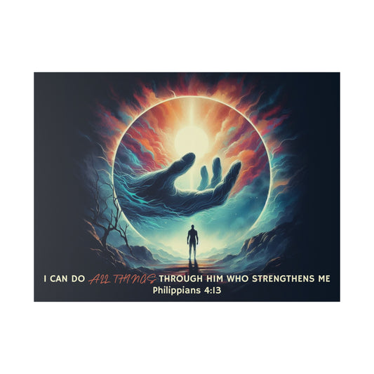 Empowered Faith: 'I Can Do All Things' Canvas