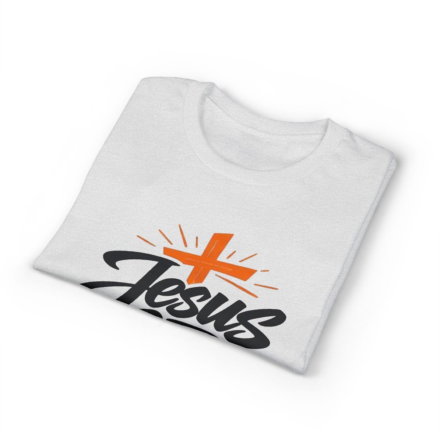 Jesus Saves T-Shirt — Christian Faith Cross Tee for Church & Easter