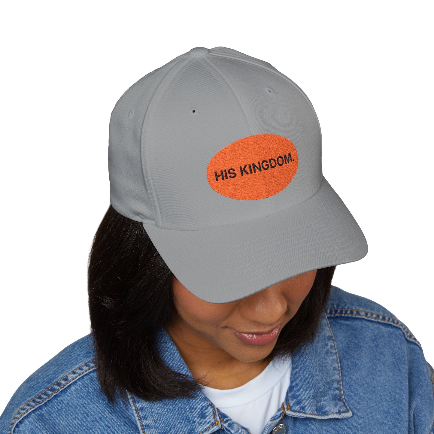 Embroidered Cap - His Kingdom, Adjustable Hat for Men, Casual Wear, Church Events, Gifts, Everyday Style, Faith-Inspired Apparel